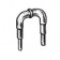 1 mm Buchsen, RM. 2,54 mm Brücke, Au
