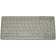 Industry 4.0 Mini Notebook Style Keyboard USB White, French layout