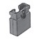 Nut Prüfspitz o. Prüfclip 2 pol. RM.2,54 gr, Au