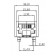 8 pol. SMD, abgewinkelt 90°, 6µ" Au