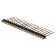 20 pol. Löt ger. Pin 17,8mm 2,54 einr. Au
