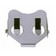 Batteriehalter für 20mm Knopfzellen, THT