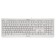 CHERRY Keyboard KC 1000 USB hellgrau US/€ Layout