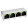 RJ45-Verbinder, 4-fach, 8 pol, geschirmt 