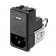 IEC HP with 2 Fuse and V-Selector, 2A, Flange, EU 5x20