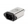 IEC HP 250VAC, 1A, Faston, E-Line Choke