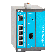 Industrial DSL Router 5 LAN ports, 2 digital inputs, 1 Slot for MRcards, Annexes A/L/M