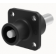 black, 25 mm², 1500V, 120 A, Crimp, IP67
