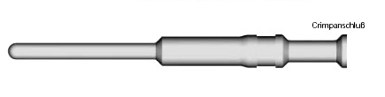 MINI-SNAP Buchsekontakt, Crimp, ø 1.3 mm 