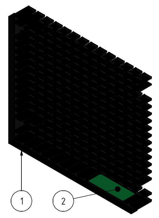 Universal Passive Cooler for Heatspreader Mounting, basic, compact boards