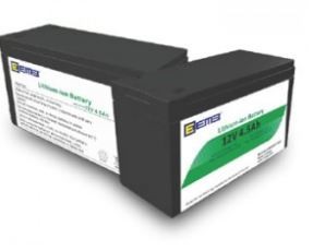 LiFePo 12.8V 4.5Ah 100x65x152mm 4S2P LP605119F (3.2V 2.2..2.3Ah)