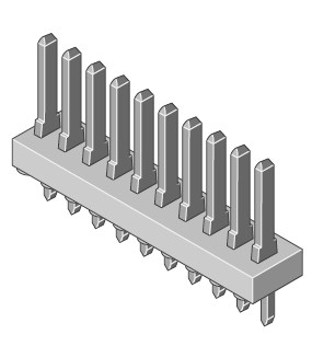 Stiftleiste 1-reihig Raster 2.54mm gerade 5-pol