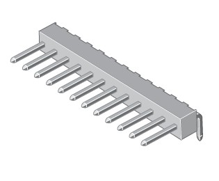 Stiftleiste 1-reihig Raster 2.54mm abgew. 18-pol