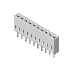 Bu-Leiste 1-reihig Raster 2.54mm stehend 5-pol