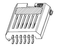Codierchipsteckverbinder. 