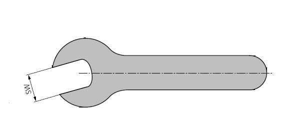 Gabelschlüssel  SW 5