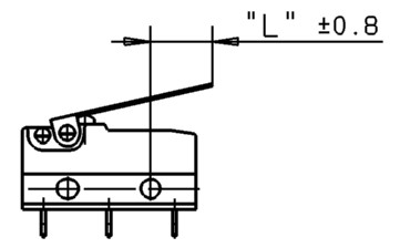 Zusatzbetätiger gerade 4,80 / 7,00mm