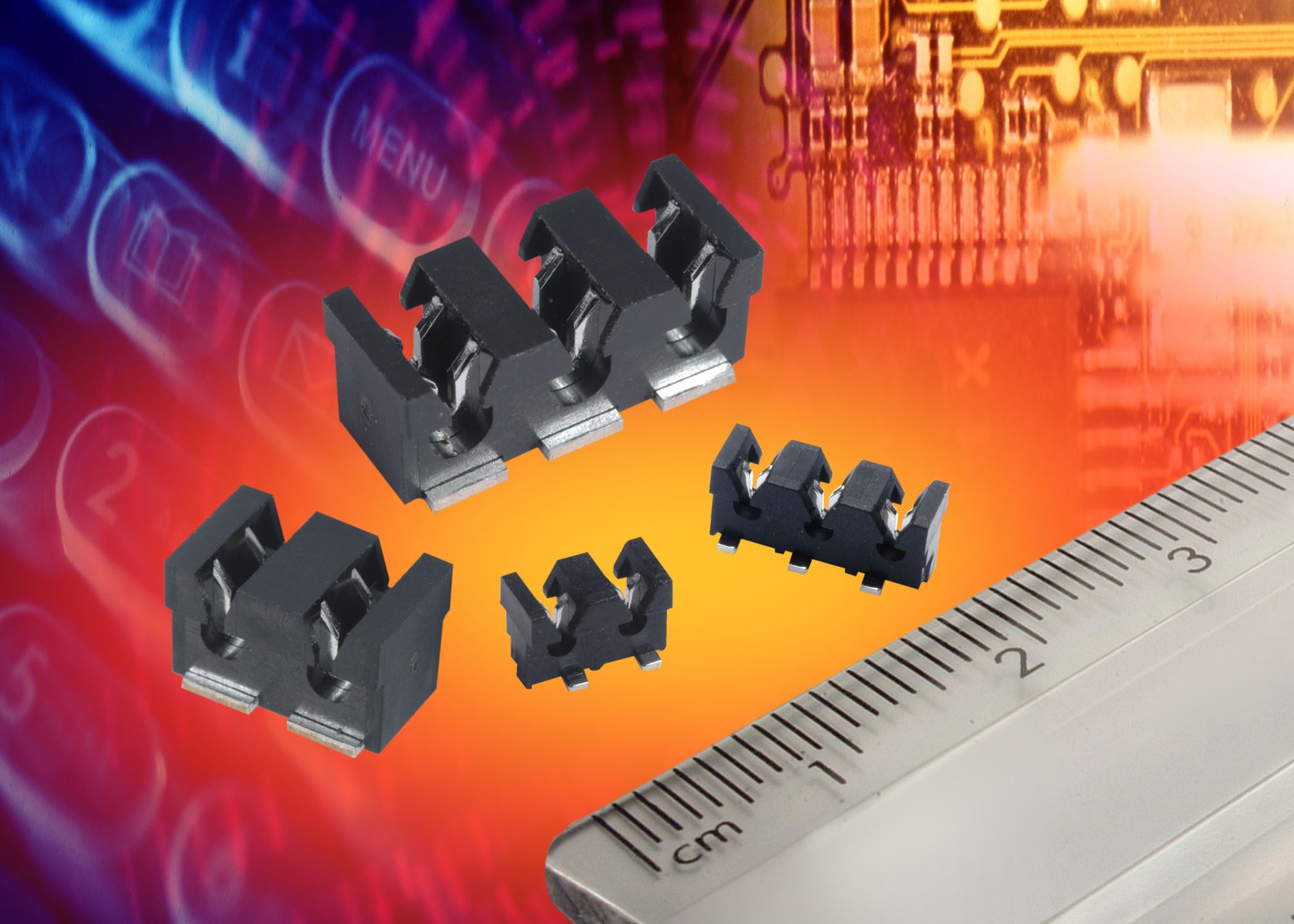 Wire to Board Verbinder, 3-polig, weiss