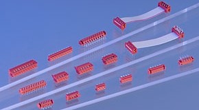 1.27 mm, Haeder IDC gerade  