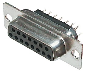 09 pol. Löt gerade PCB, mit Ferritplatte, GS III