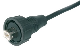 konf. mit Kabel 1 m, Konfektionsversion, IP67