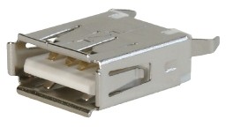 USB, Typ A, Löt, Top Entry,