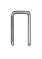 1 mm Buchsen, RM. 2,54 mm Brücke, Au