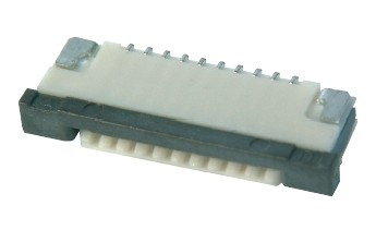 FFC Connector, ZIF, 1.00 mm, 04-polig   