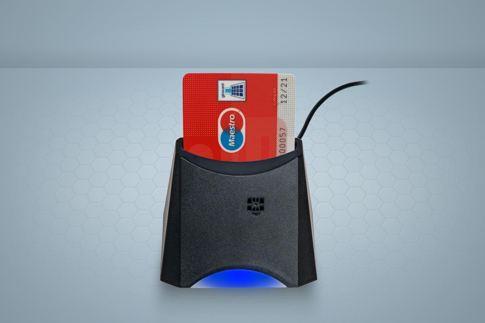 Magnetic reader, USB, black