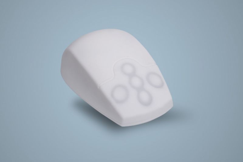 Hygiene 5 Buttons Scroll Mouse Fully Sealed Watertight USB Cable White IP68