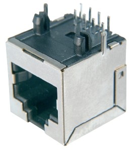 8 pol. Löt gerade, CAT6, 50µ" Au