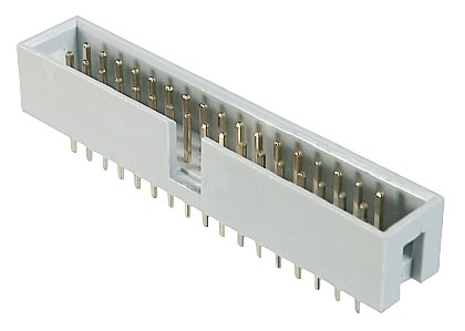 60 pol. Löt 2,54x2,54 gerade GS III