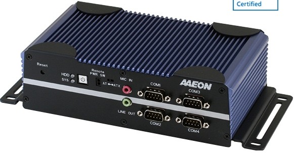 Fanless Embedded Controller N3350.1HDMI.2LAN.6COM.4USB.DC9-24V