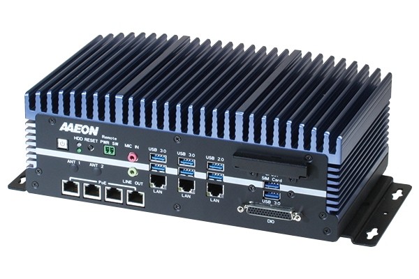 Fanless Embedded Box PC, LAN x 3, PoE x4, USB 3.0 x 6, USB 2.0 x 2, RS232/422/485 x 6, HDMI x 2, VGA