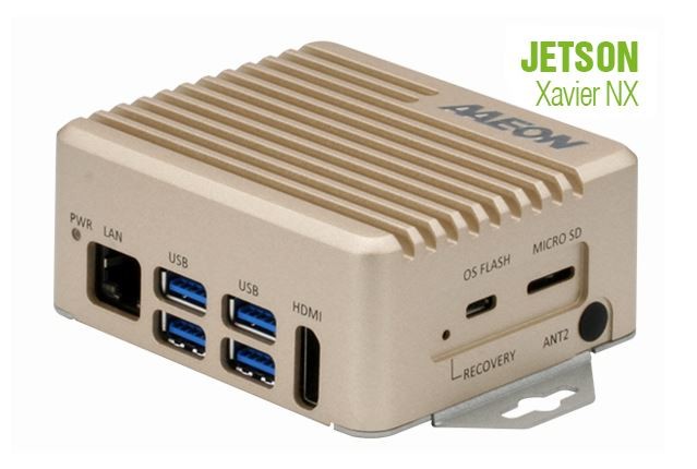EC.Nvidia Xavier NX.8GB RAM.16GB eMMC.4USB3.5LAN.2COM.1HDMI.DC 10~24V.NVIDIA Jetpack 4.6