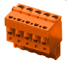 PC-Federklemme, 10 pol., RM 5.08 mm