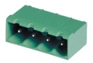 PC-Stiftleiste, abgewinkelt, 04 pol., RM 10.00mm