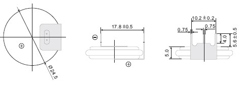 Lithium-Batterie 3V/550mAh
