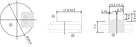 Lithium-Batterie 3V/850mAh