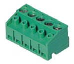 PC-Schraubklemme, anreihbar, 04 pol., RM 5.00mm