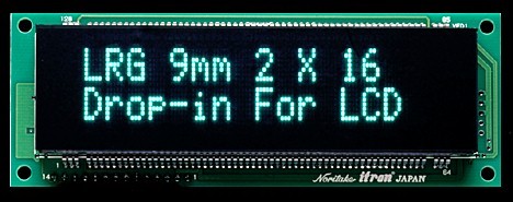 VFD Module, 2x16 Char, LCD Compatible