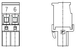 PC-Schraubklemme, anreihbar, L, 02 pol. RM 5.00mm