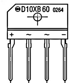Bridge Diode 800V 10A Pack.3S SIP Sn-Bi