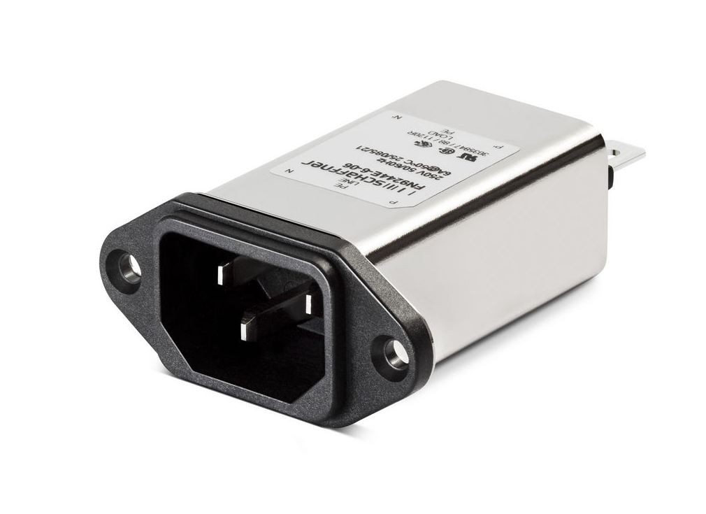IEC EP 250VAC, 1A, Faston, E-Line Choke