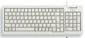 CHERRY Keyboard XS COMPLETE USB+PS/2 NumBlock hellgrau DE Layout