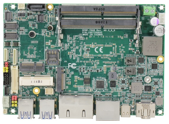 3.5” SubCompact Board GENE-TGUG i7-1185G7E