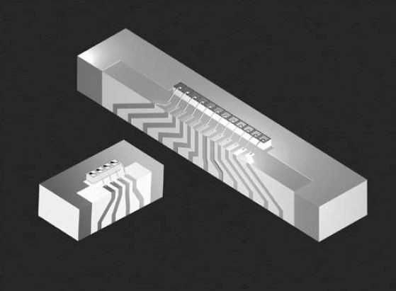 INGAAS ARRAYS ON CERAMICS