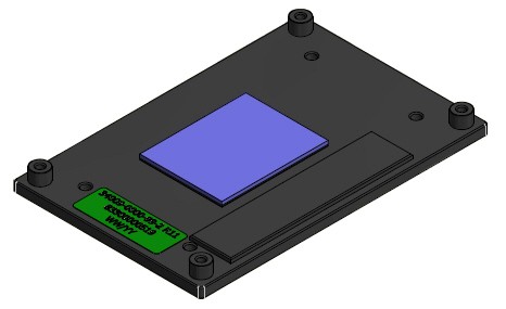 Heatspreader for COMe-mAL10 E2 Slimline 6.5mm, threaded mounting holes