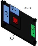 Slimline heatspreader 6.5mm for COMe-mVV10, through holes