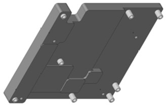 Heatplate 95 x 95 x11 mm for Ethernet Switch Module 
